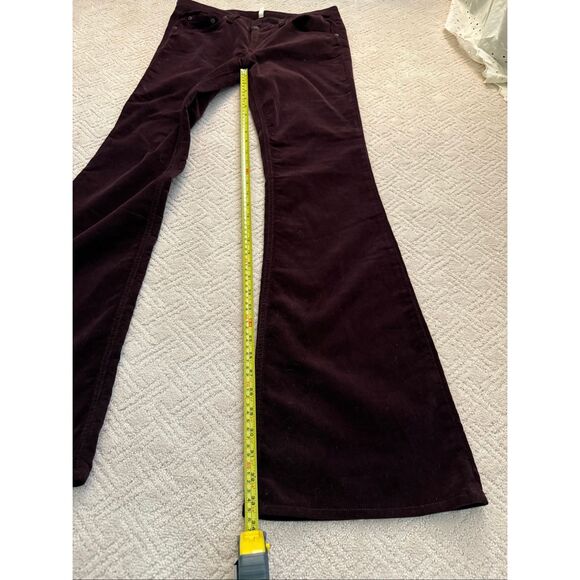Rag & Bone Elephant Bell Corduroys in Wine Size 30 - Picture 3 of 9